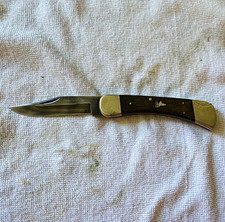 Vintage Tasco World Class Folding Hunting Knife Japan 440 Vanadium Lockback picture