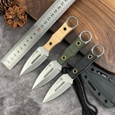 Portable Mini Fixed Blade Ring Knife G10 Handle Multi-Purpose Fruit Cutter picture