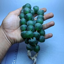 Very Old African Green Hebron Kano Beads picture