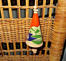 island of Capri Italian Pottery Hand Painted cone shaped bell picture
