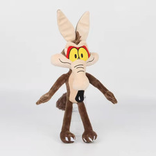 New 40cm Coyote Wile E Plush Toy Cute 40cm The Cunning Brown Wolf Stuffed Doll picture