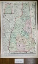 Vintage 1901 NEW HAMPSHIRE Map 14