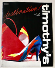 Timothy's 1986 vintage store fashion catalog shoes handbags apparel new wave picture