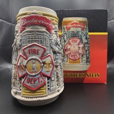 Anheuser Busch Honor & Courage Firefighters Stein CS470 Individual No. 37543 picture