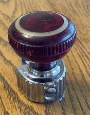 Vintage Santay Bakelite Chrome Steering Wheel Spinner Suicide Knob  picture