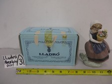 Lladro Porcelain figure statue Linda Con Maceta Brillo picture