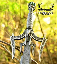 CuatomMade Fantasy Damascus Style Sword Medieval Collectible Gift for Him or Her picture