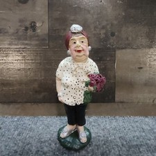 Hanford's Marge Crunkleton Lincoln County Garden Club Lady Figurine Dress picture