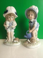 Vintage LOT 2 Collectible MANN PORCELAIN FIGURINES 9