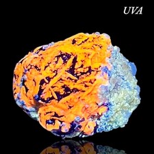 57 Ct. WOW 🤩 Fluorescent Afghanite Combined Lazurite Crystals From Afghanistan picture