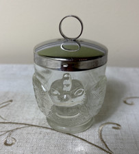 Vintage WMF Frasers Chicken Coop Glass Double Egg Coddler Germany  picture