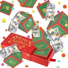 Christmas Surprise Gift Box Explosion for Money - DIY Pop Out Folding Bounce ... picture
