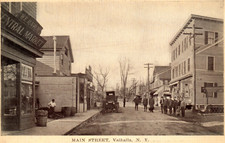 Valhalla NY Main Street Central Market Postcard Westchester County picture