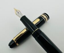 Montblanc Meisterstuck Chopin No. 145 Gold Plated Fountain Pen 14K Gold Nib picture