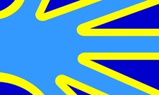 StickerTalk Deaf Flag Magnet, 5 inches by 3 inches picture
