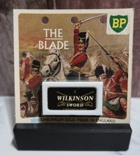 NOS WILKINSON SWORD THE BLADE CHROMIUM EDGE RAZOR BLADES Made In ENGLAND BP picture