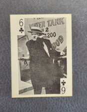1969 Globe Imports Playing Cards Gas Station Issue WC Fields 6 of Clubs picture