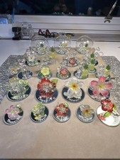Lot 22x Hawaii Glass Figurine Set Bear Monkey Flower Pineapple Mirror Decor picture