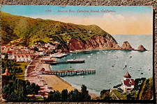 Edward H. Mitchell Avalon Bay Catalina Island CA Postcard 1912 Posted Stamped picture