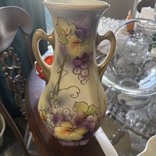 Royal Nippon/Nishiki grape vase, stamped and numbered 13” picture