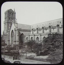 Glass Magic Lantern Slide DUNDEE OLD TOWER AND CHURCHES C1890 PHOTO SCOTLAND picture