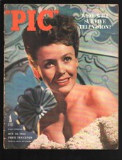 PIC 10/10/1944-Mary Anderson cover-Jimmy Durante-roller skating-Cheesecake pi... picture