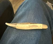 Vintage Imperial fish Knife 2-Blade Slipjoint Manual Steel Clip picture