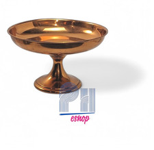 Vtg Coppercraft Guild Copper Compote Pedestal Footed Bowl Candy Dish 4.25x6.75 picture