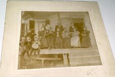 Rare Antique Victorian American Musical Family, Instruments Guitar Cabinet Photo picture
