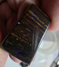 Australian Boulder opal Cab Flashy Fire All Over 40cts See  Video picture