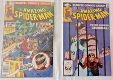 The Amazing Spider-Man #216, 219, 223-225 Marvel Comics 1981-82 5 Issue Lot picture