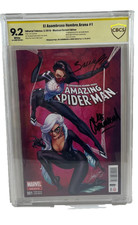 El Asombroso Homre Arana #1 Signed by Joe Caramagna and Mark Bagley White Pages picture