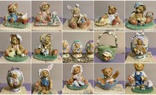 Various Enesco Cherished Teddies Spring/Easter Figurines picture