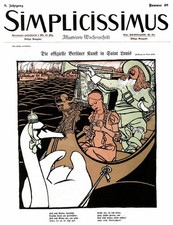 Simplicissimus Vintage Poster c1920s - CLASSIC DESIGN picture