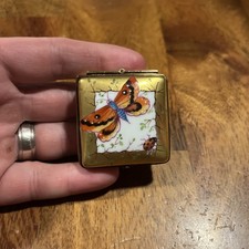 Butterfly And Lady Bug Limoges Box picture