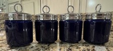 Williams Sonoma Cobalt Blue Egg Coddlers - Set of 4 picture