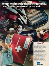Vintage 1989 Print Ad for American Express Cards picture