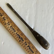 Vintage Irwin Square Shank Wood Grip Perfect Handle Screwdriver USA picture