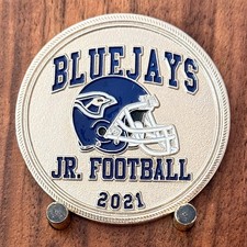 Bluejays Jr Football 2021 Sports Team Challenge Coin  W#26 picture