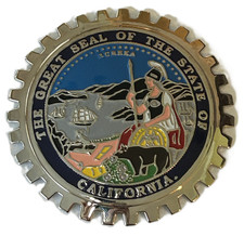 CALIFORNIA STATE SEAL CAR GRILLE BADGE EMBLEM picture