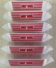 Darice PLASTIC HOT DOG DISH Set of 18 Red and White @ 2010 picture