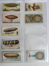 Capstan 1910 Cigarette Cards Aviation Wellman Airship 64 out of 75 Mixed Brands picture