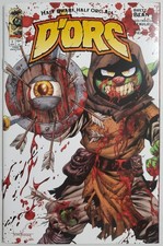 D'ORC #1 3RD PRINTING KIRKHAM BATTLE DAMAGE VARIANT 1ST APP OF DORC SOLDOUT picture