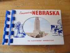 Nebraska booklet 10 views photos/postcards souvenir picture