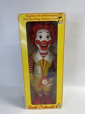 1978 Ronald McDonald Whistle & Grimace Plush Doll Hasbro 21