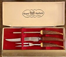 VTG Regal Crest Deluxe Quality Cutlery Set bakelite handles Sheffield, England picture