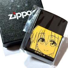 Zippo Bocchi The Rock Black Gold 2 Sided Etching Lighter Regular Case Japan picture