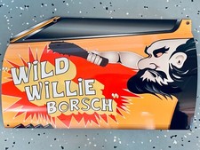 WOWCurved WILD WILLIE BORSCH Funny Car RACE CAR DRAG RACING Sign DRAGSTER picture