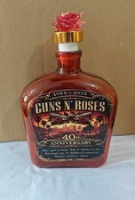 Guns N Rose's Rock N Roll Band Flask Liquor Whiskey Decanter Bottle New Rare picture