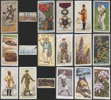 Vintage Cigarette Cards Lot of 18 Player's Wills Churchman 1905-1939 UK Tobacco picture